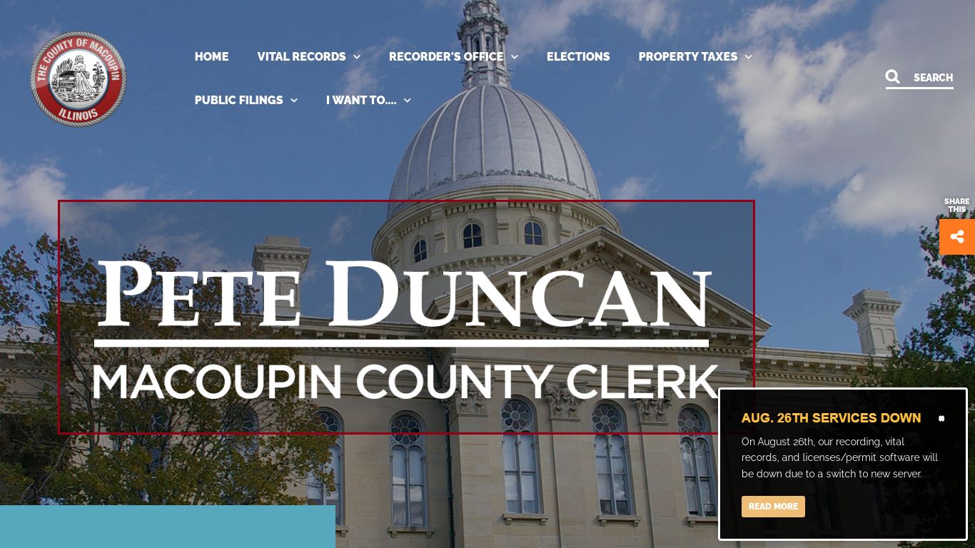 Welcome to Macoupin County Clerk and Recorder, IL